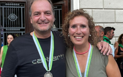 L'Anna Cris Sala i el Carles Prats després de guanyar | Mireia Sans